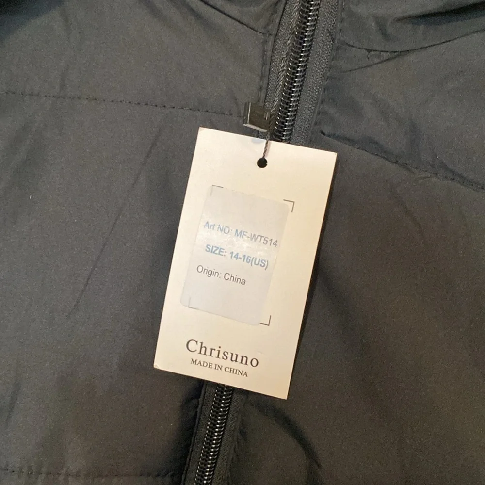 Chrisuno Water Resistant  Fleece Lined Outwear Ski Snow Jacket Removable Hood